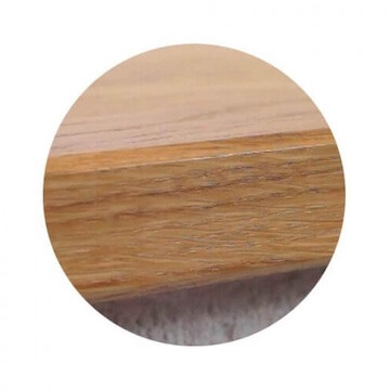 Massivholz Innenfensterbank aus Eiche 300 x 150 mm Detail 1