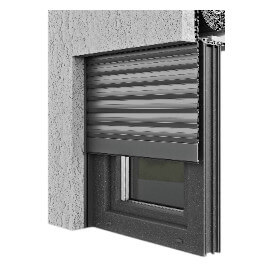 Fenster mit enganliegender Rolle-Schiene
