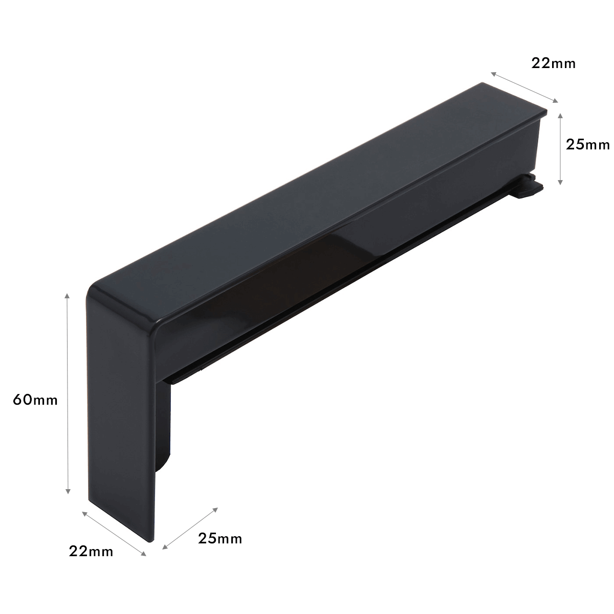 Gleitabschluss aus Aluminium für Alu Aussenfensterbänke - Dt Qualität