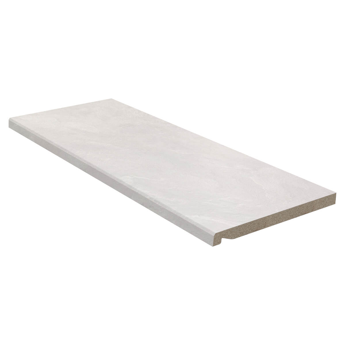 Naturstein Fensterbank, Innenfensterbank Werzalit compact, 300 x 100 mm, Dekor Grey Stone