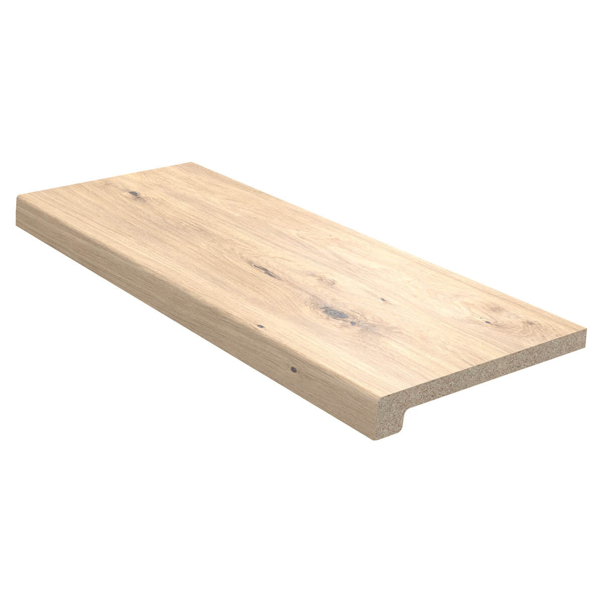 Fensterbank Eiche, Innenfensterbank Werzalit compact, 300 x 100 mm, Holzdekor Eiche rustikal Detail 1