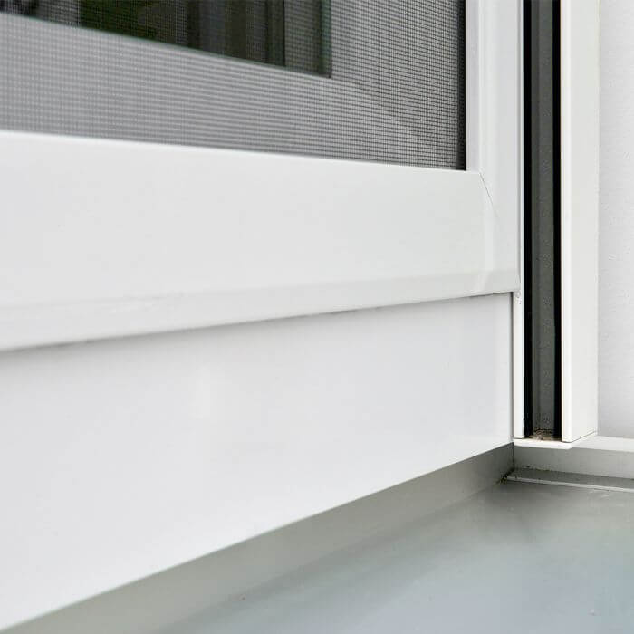 Einbausituation SlimTech Spannrahmen Fliegengitter